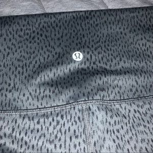 lululemon leopard 4” biker shorts